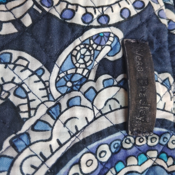 Vera Bradley Signature Tote Bag Cotton Floral - Picture 8 of 16